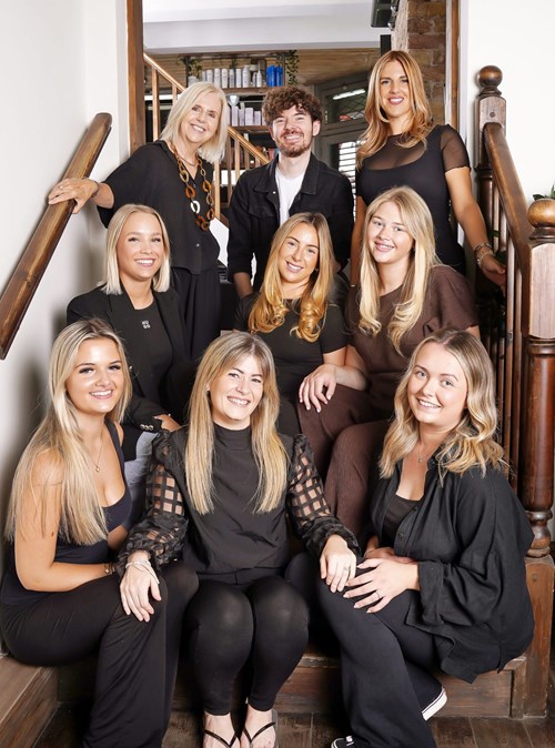 JM Hairdressing Team Photo