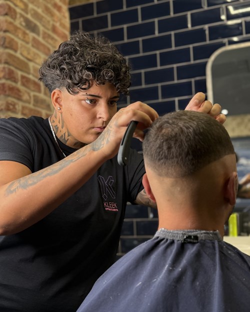 Katie Higgins, Head Quarters Barbers And Beverages Ltd