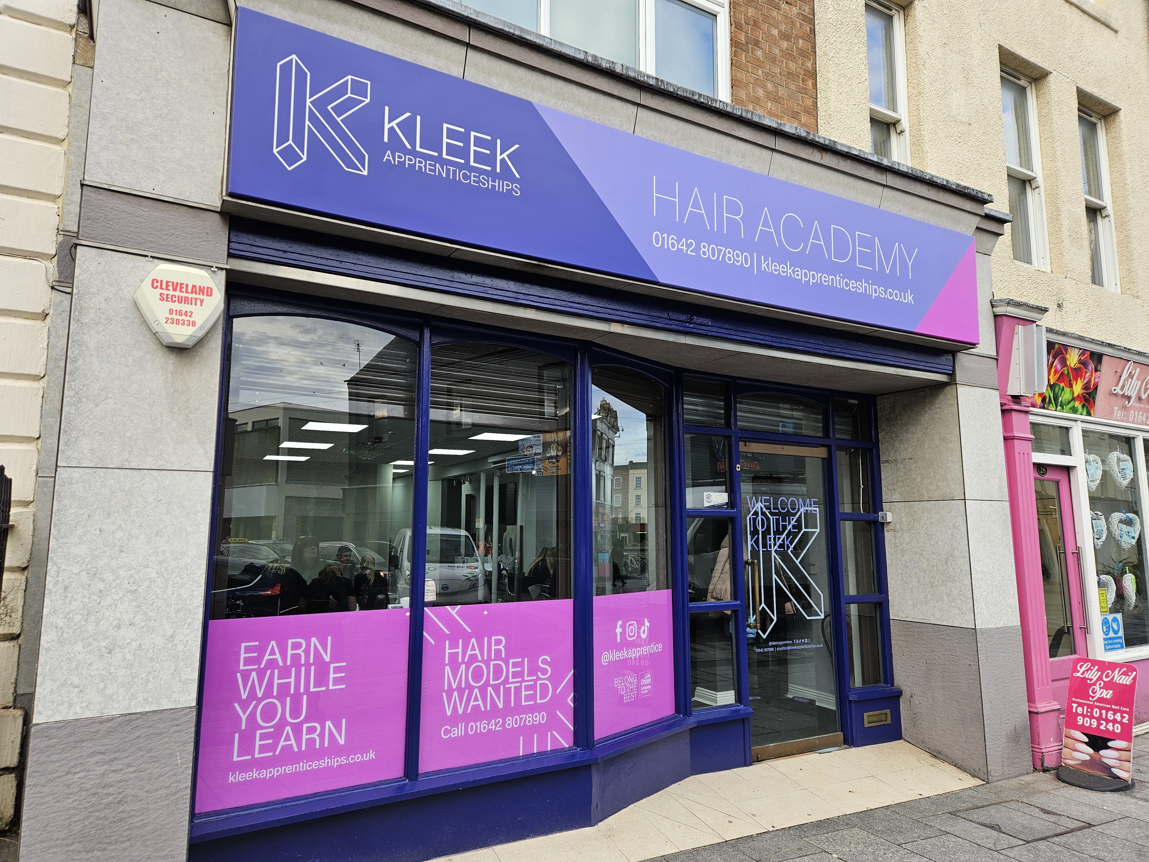 Hairdresser Training at Kleek Academy Stockton
