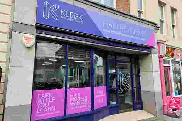 Hairdresser Training at Kleek Academy Stockton