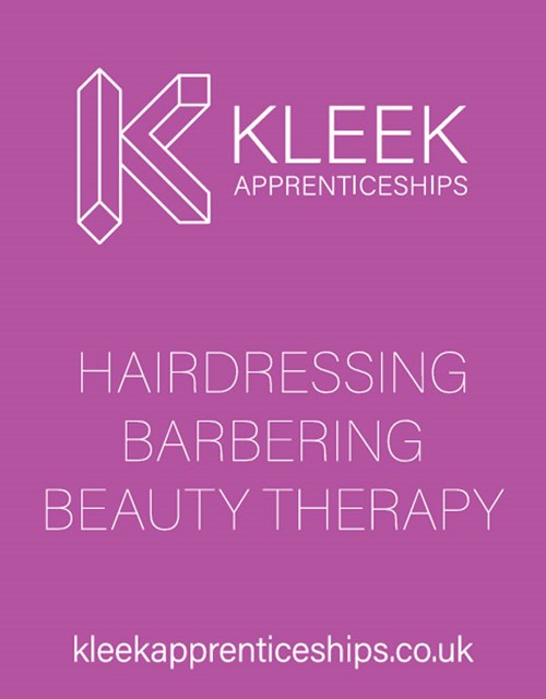 Kleek Apprenticeships No.1 hair and beauty training provider
